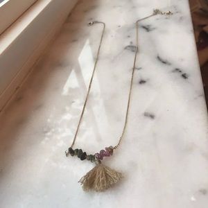 Tassel necklace